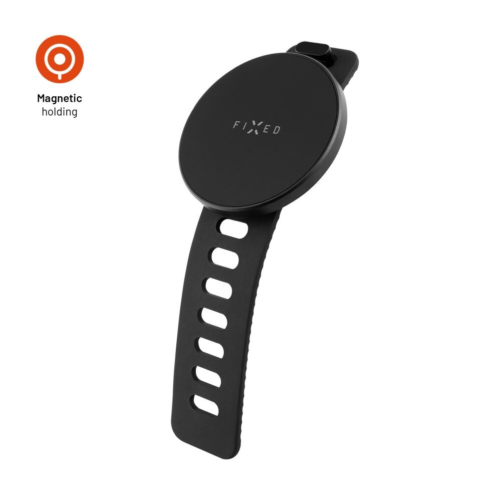 Fitness držák mobilního telefonu FIXED MagGrip Active s MagSafe uchycením, černý