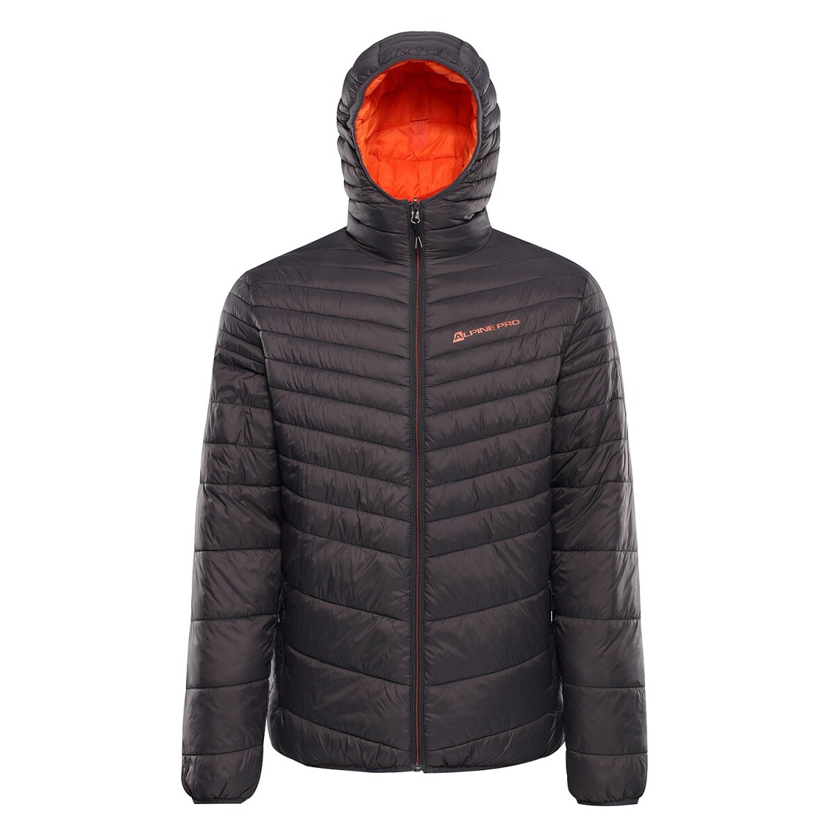 Pánská oboustranná bunda alpine pro erom šedá/oranžová xs