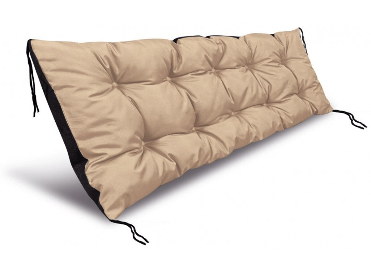 VLASTNÍ ROZMĚR prošívané sezení na lavici WILSON color 21 béžová polstr na zahradní lavici - sedák Mybesthome