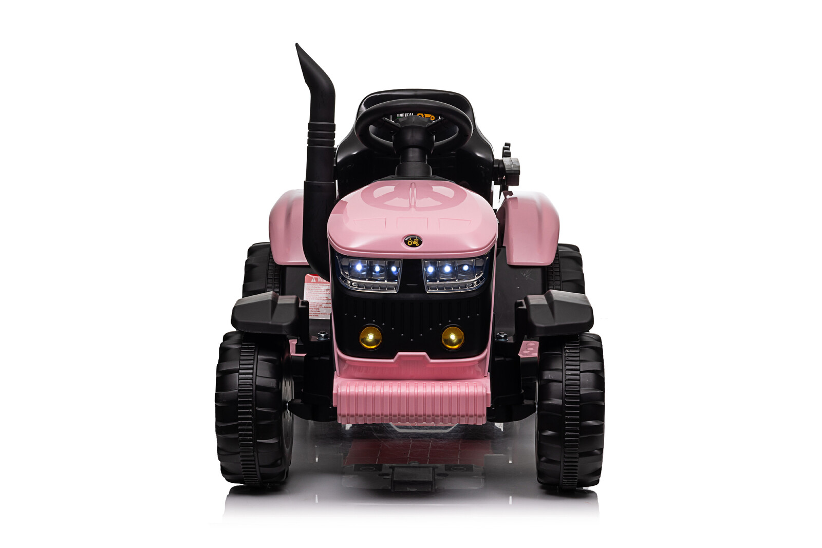 Mamido Mamido Dětský elektrický traktor s vlečkou 12V 7Ah růžový