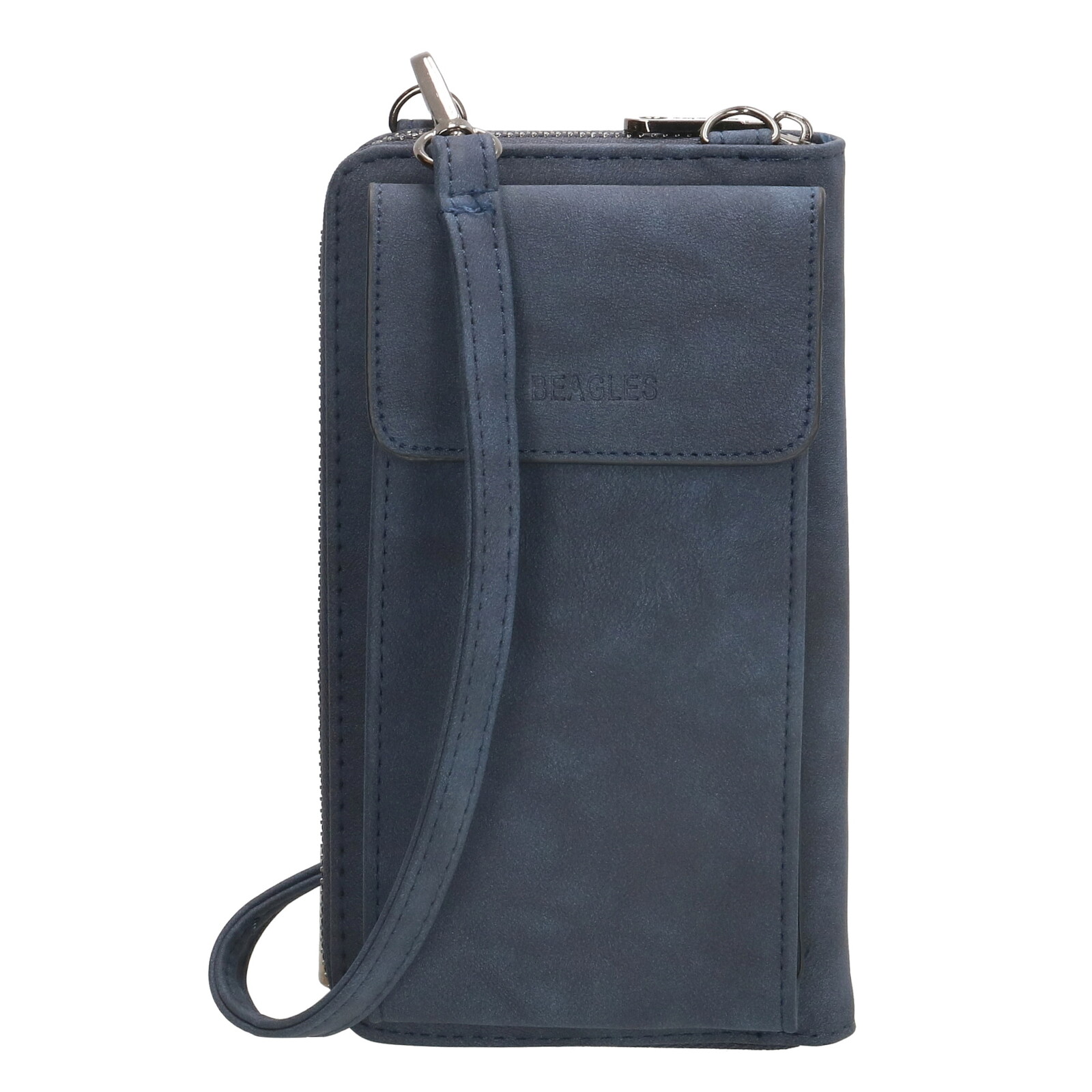 Dámská kabelka na telefon / peněženka s popruhem přes rameno Beagles Rebelle - navy - na výšku
