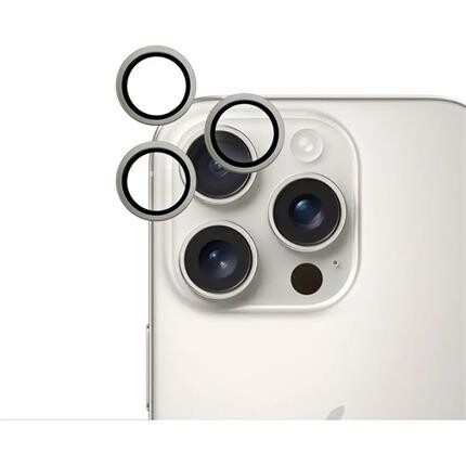 iWant ochrana čoček na kameru Apple iPhone 16 Pro/16 Pro Max přírodní titan