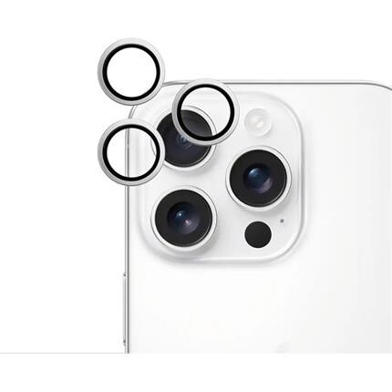 iWant ochrana čoček na kameru Apple iPhone 16 Pro/16 Pro Max stříbrná