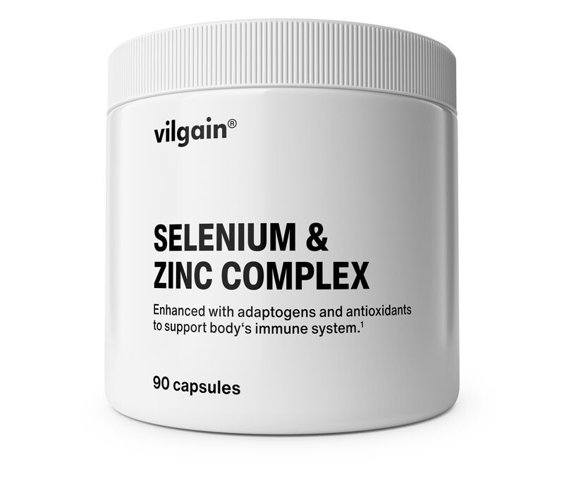Vilgain Selen & zinek komplex – 90 kapslí