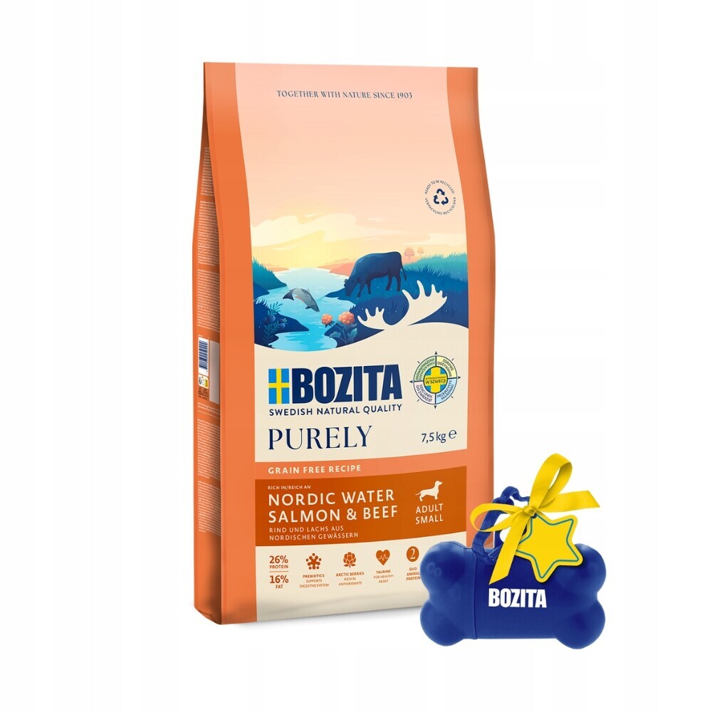 Bozita Grain Free Salmon & Beef Small - 7,5 kg