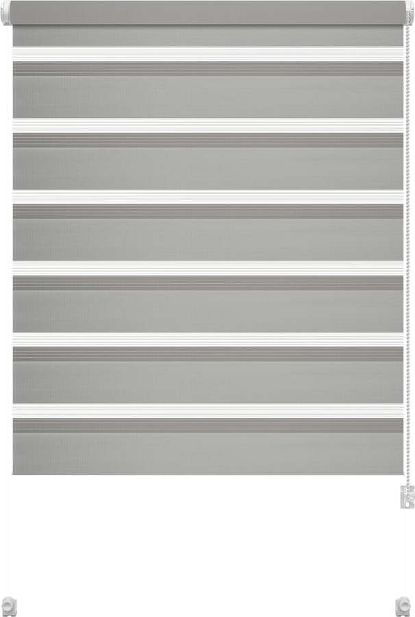 Šedá roleta den a noc 42,5x150 cm Zebra – Gardinia