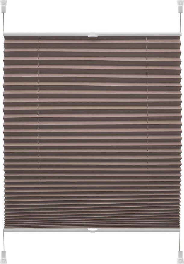 Hnědá roleta 42,5x150 cm Plisé Verona – Gardinia