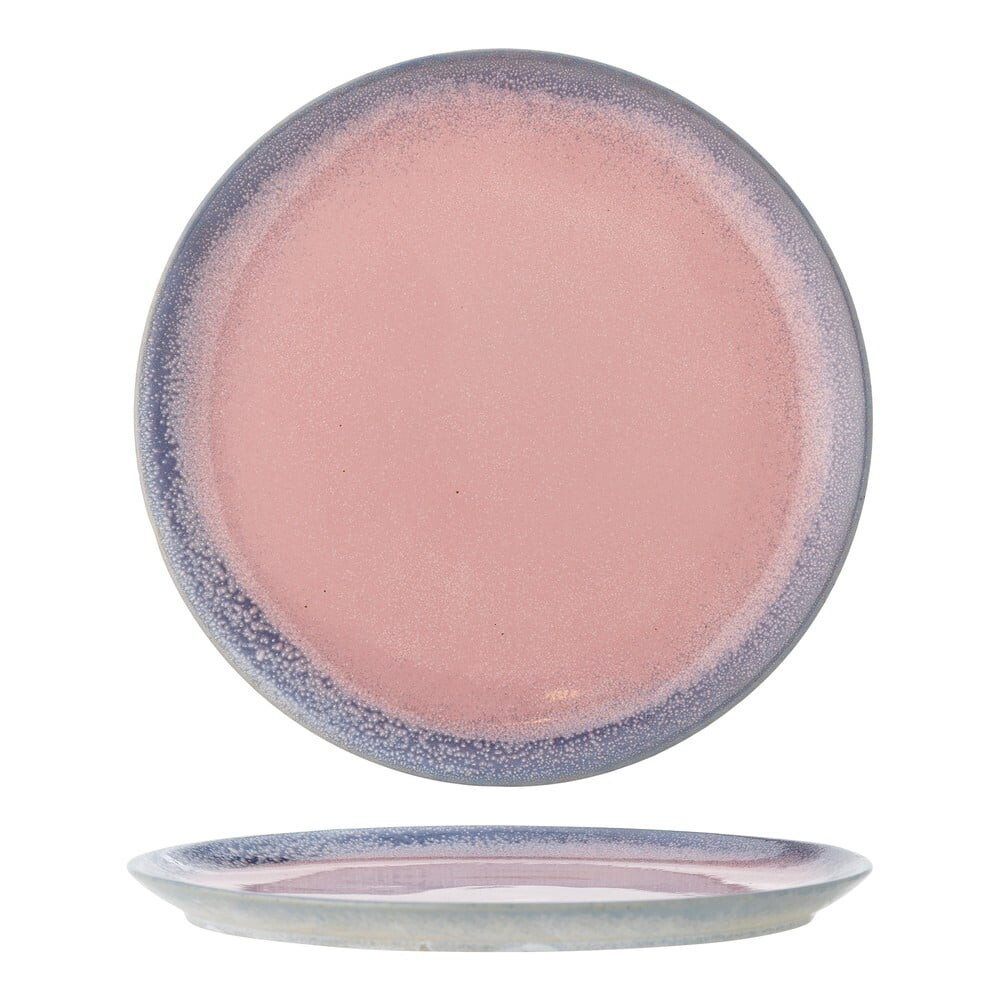 Světle růžový talíř z kameniny ø 26,5 cm Paula – Bloomingville