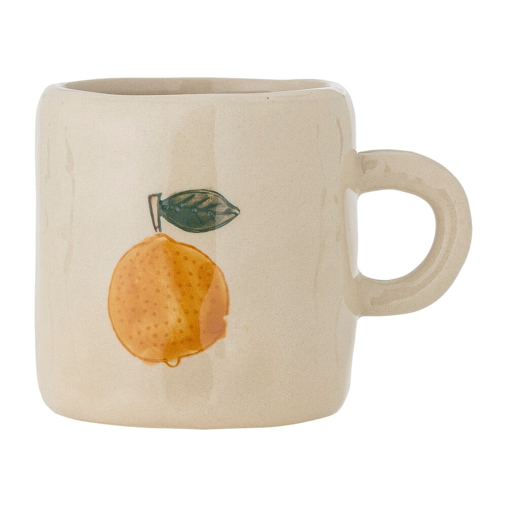 Krémový hrnek z kameniny 230 ml Agnes – Bloomingville Mini