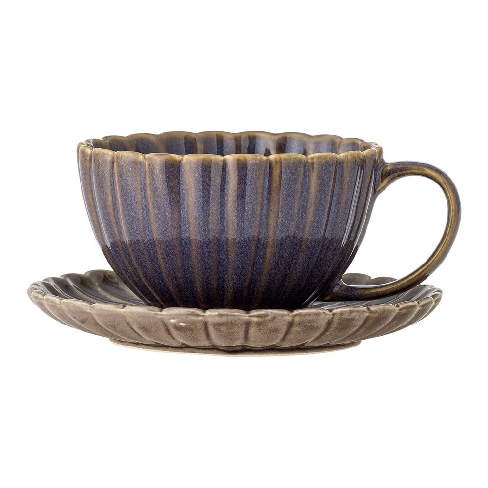 Fialový šálek na cappuccino z kameniny 220 ml Latina – Bloomingville