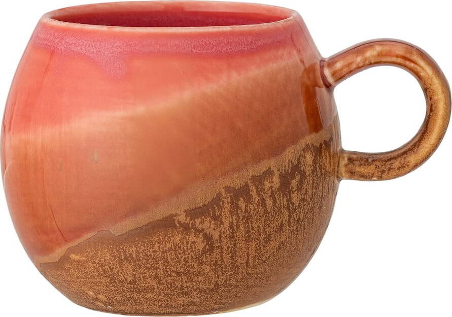 Oranžový hrnek z kameniny 280 ml Paula – Bloomingville