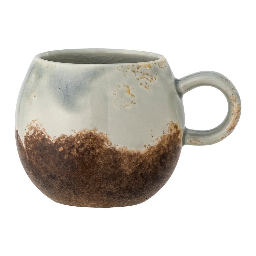 Hnědý/krémový hrnek z kameniny 280 ml Paula – Bloomingville