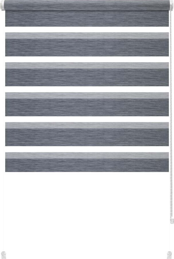 Antracitová roleta den a noc 68x215 cm Zebra Silvalin – Gardinia