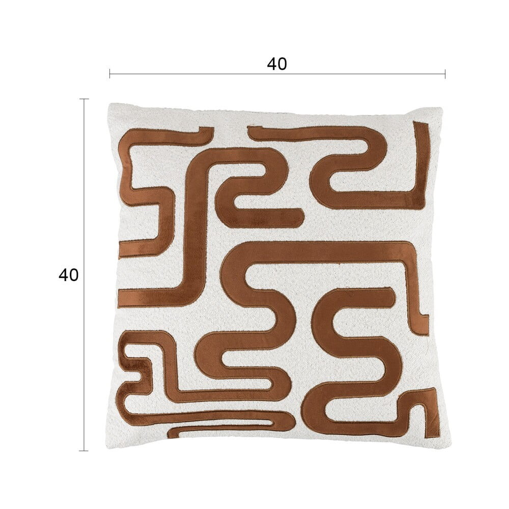 Sametový dekorační polštář 40x40 cm Ayur – White Label