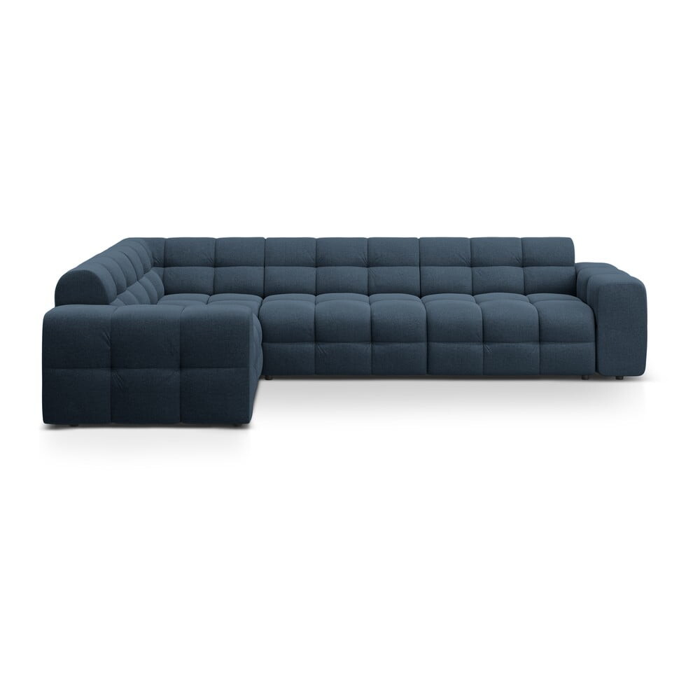 Tmavě modrá rohová pohovka (levý roh/do L) Kendal – Micadoni