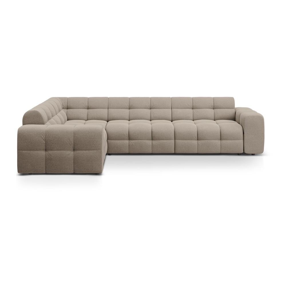 Hnědá rohová pohovka (levý roh/do L) Kendal – Micadoni