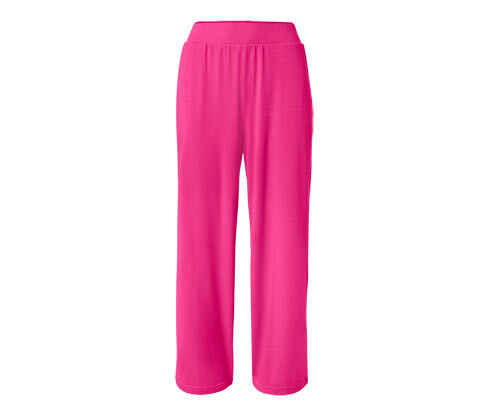 Tchibo - Žerzejové kalhoty culotte - pro ženy - vel. S 36/38 - barva: růžová