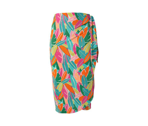 Tchibo - Zavinovací žerzejová sukně - pro ženy - vel. S 36/38 - barva: zelená