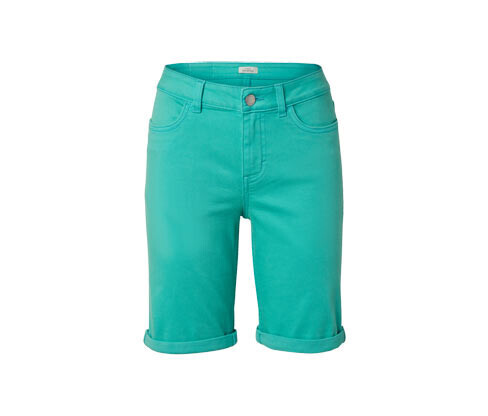 Tchibo - Džínové šortky – Fit »Lea« - pro ženy - vel. 36 - barva: tyrkysová