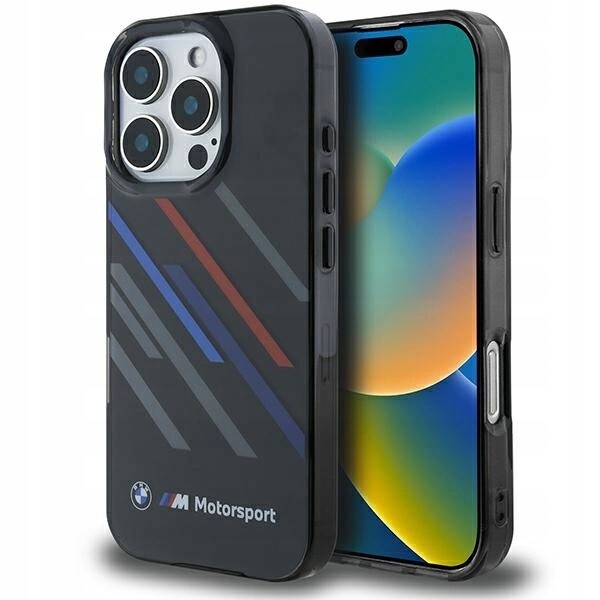 Bmw Pouzdro Hardcase Pro Iphone 16 Pro Motorsport Stripes IML Kompatibilní
