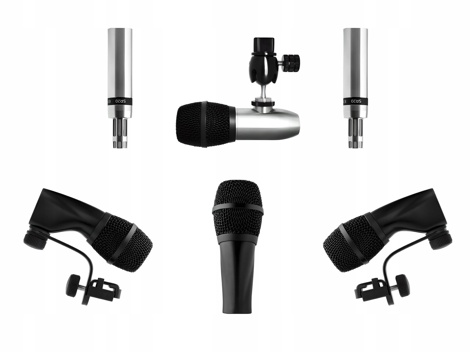 Sada bicích mikrofonů Earthworks DK6 – 6 mikrofonů s tvrdým pouzdrem