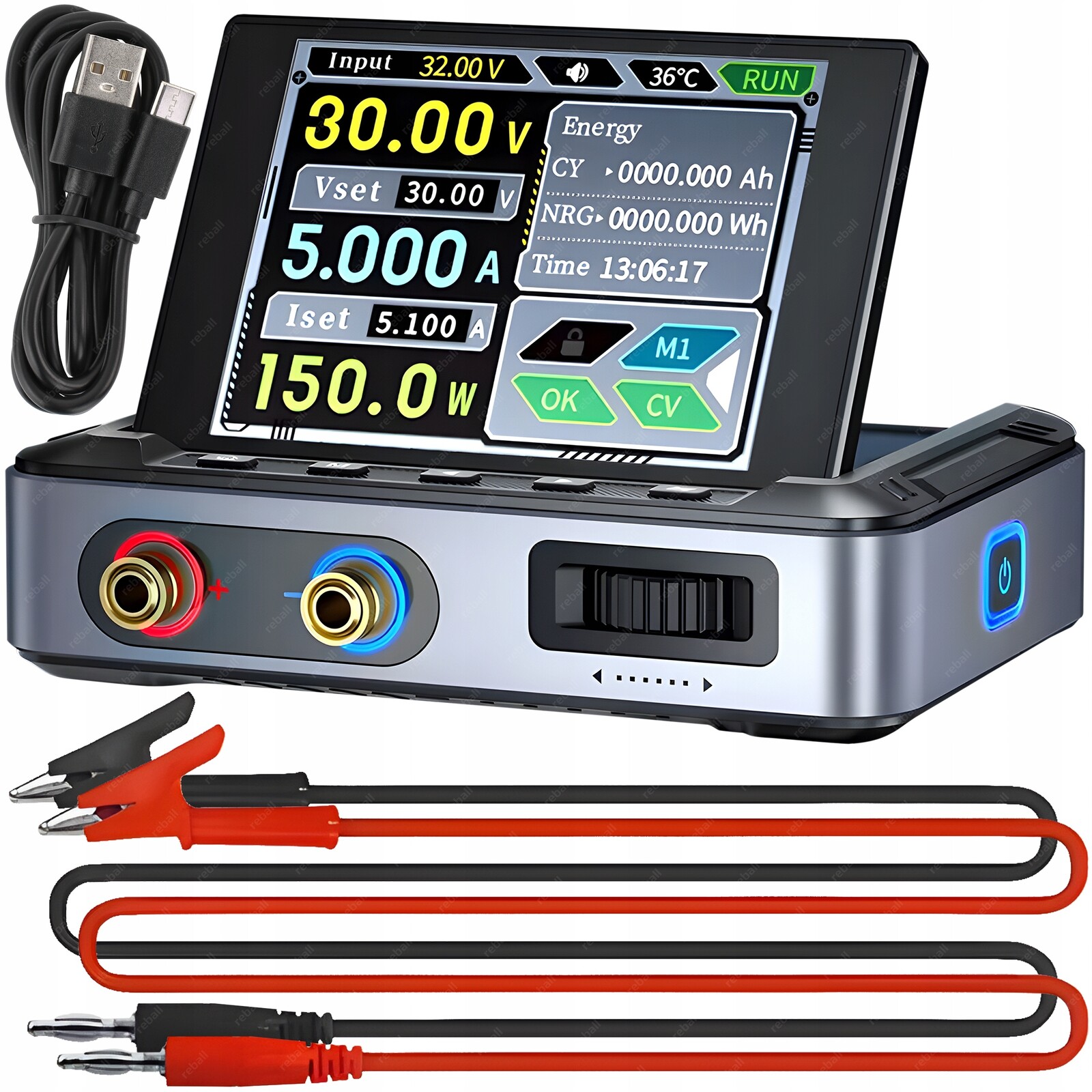 Programovatelný Napájecí Zdroj Fnirsi DPS-150 DC 30V-5A 150W Přenosný Kompaktní