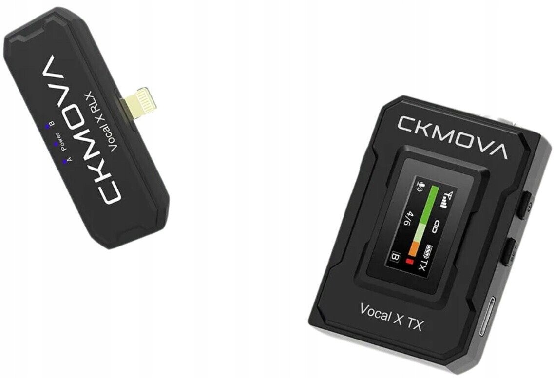 Bezdrátový mikrofon pro iPhone/Ipad Lightning Ckmova Vocal X V5 MK2