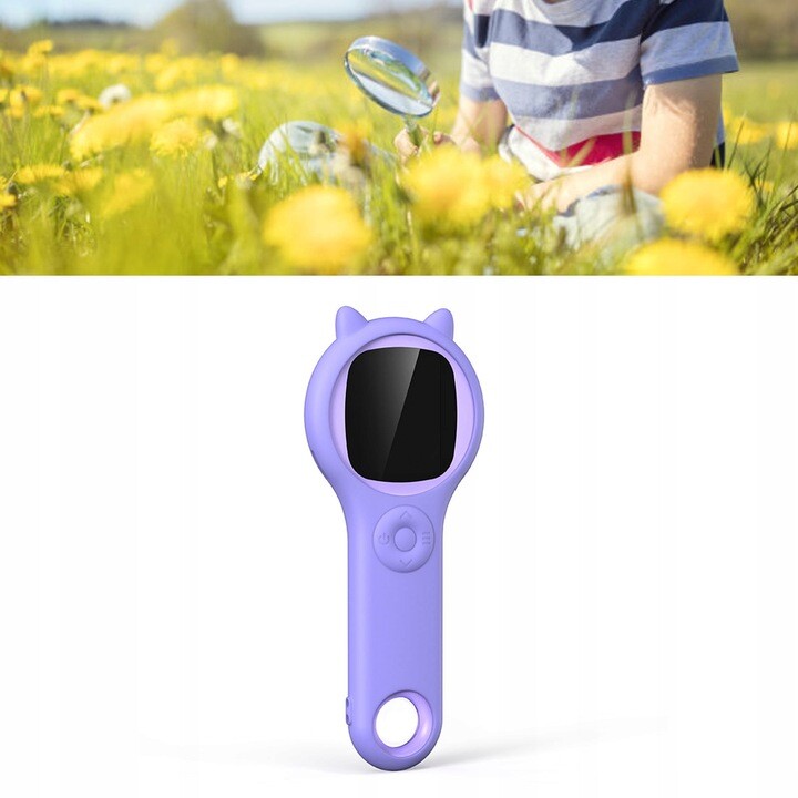 Ruční mikroskop pro studenty 2-palcový displej 500x Přenosný vědecký 5X