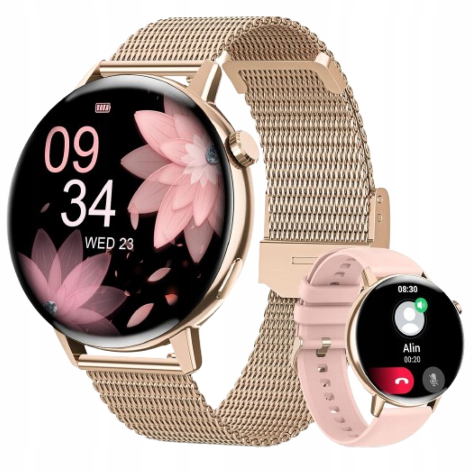 Chytré Hodinky pro ženy Bluetooth Tracker Aplikace pro iOS a Android