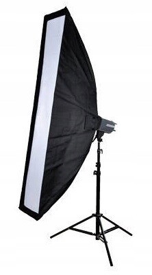 Softbox 160x35 cm Venkovní Strip 35x160 cm Bowens Difuzér Rychlá Montáž
