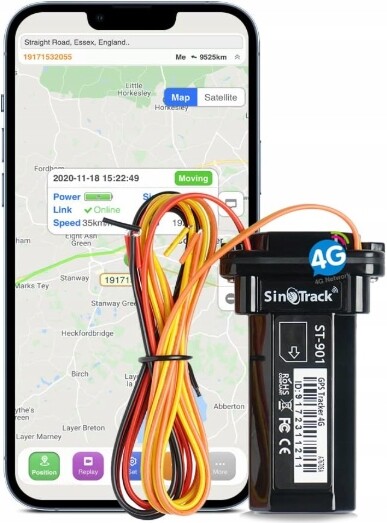 Originální Gps pro automobilový motor SinoTrack ST-901L 4G Bez Předplatného A Poplatků