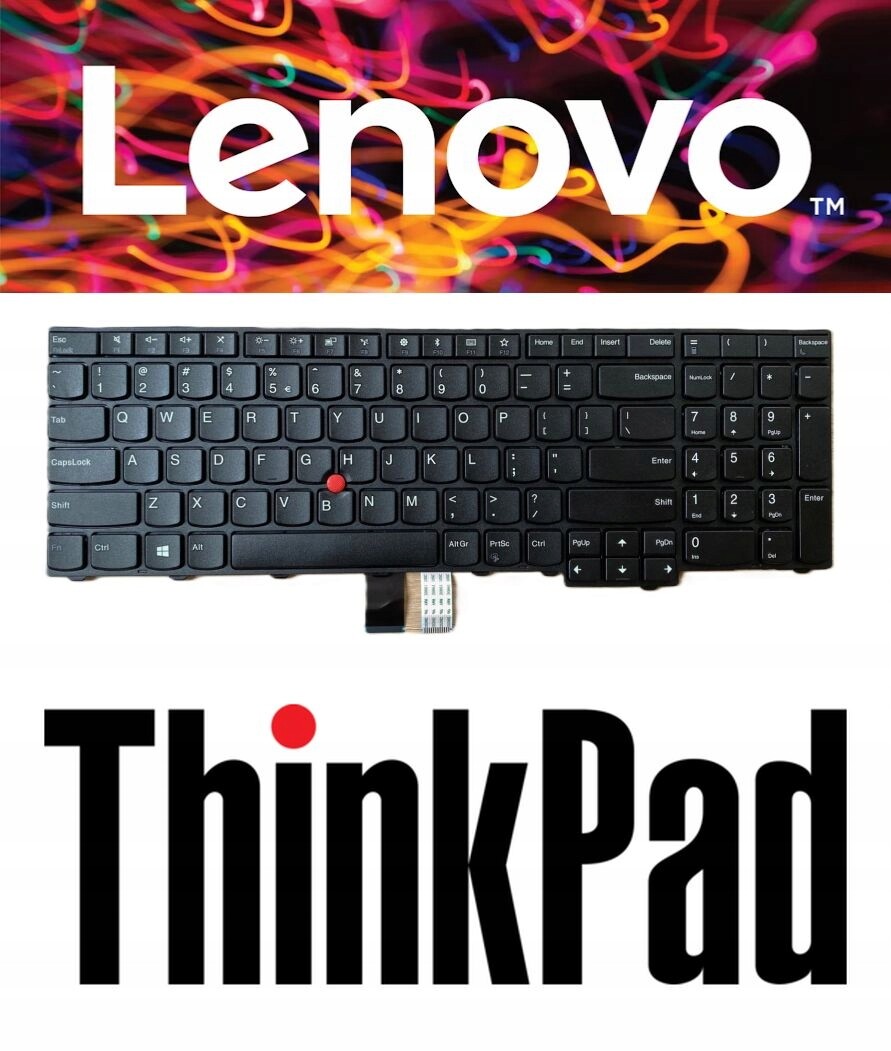 Klávesnice pro notebooky Lenovo ThinkPad L, T, W, P, Edge Us International