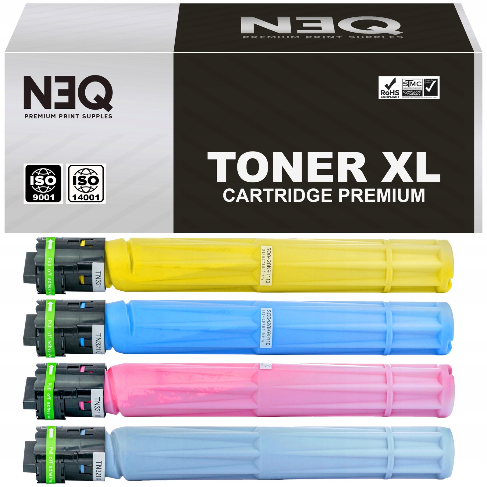 Tonery TN-321 pro Konica Minolta Bizhub C224 C224e C284 C284e C364 C364e