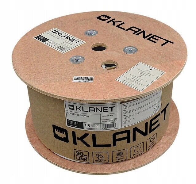 Kabel Šroubovák Internetový kabel U/utp kat.6A drát Lsoh 500 m Klanet