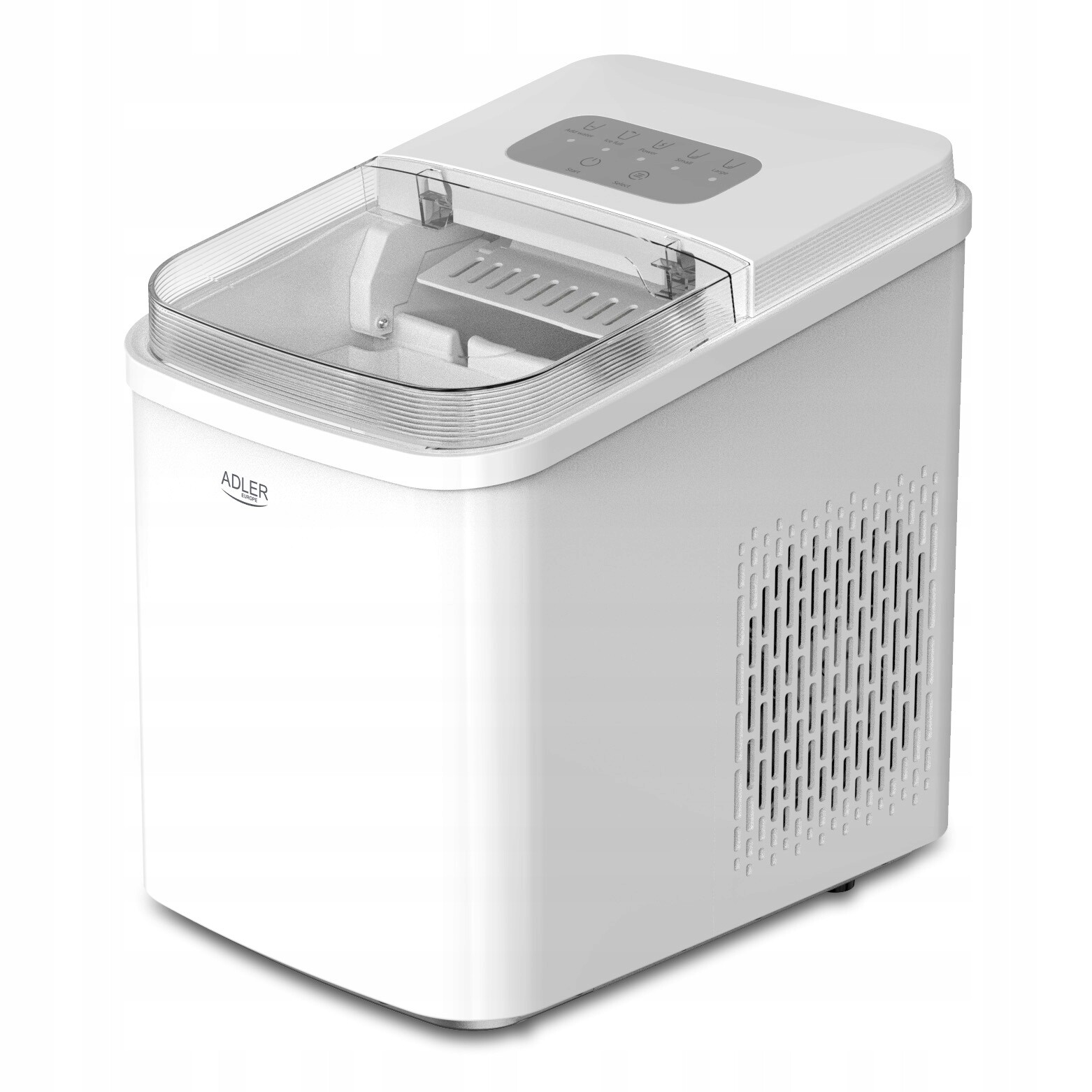 Výrobník ledu Domácí stroj na kostky ledu 12 kg 2 velikosti kostek 105 W