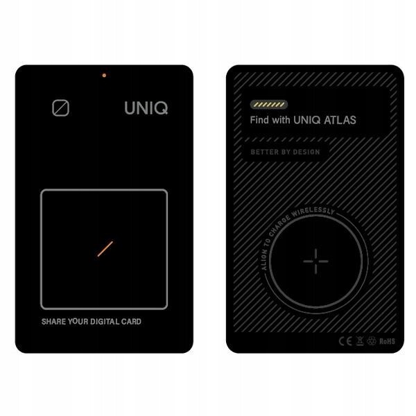 Uniq Lokalizátor Nfc Atlas šedý/graphite Uniq-atlascardtrk-graphite
