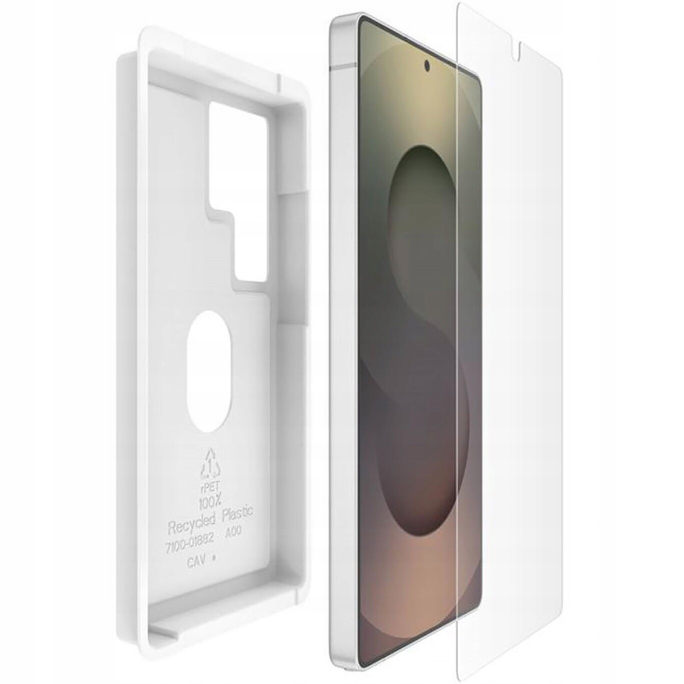 Belkin tvrzené sklo pro Galaxy S25 Ultra, Ig sklo s aplikačním rámečkem