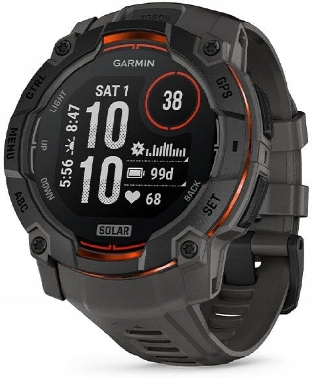 Chytré Hodinky Garmin Instinct 3 50mm Solar Black