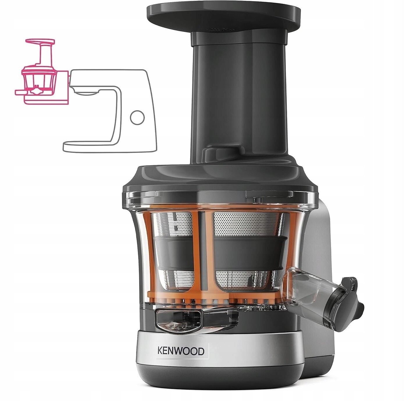 Pomalý odšťavňovač Nástavec Odšťavňovač Kenwood KAX720PL