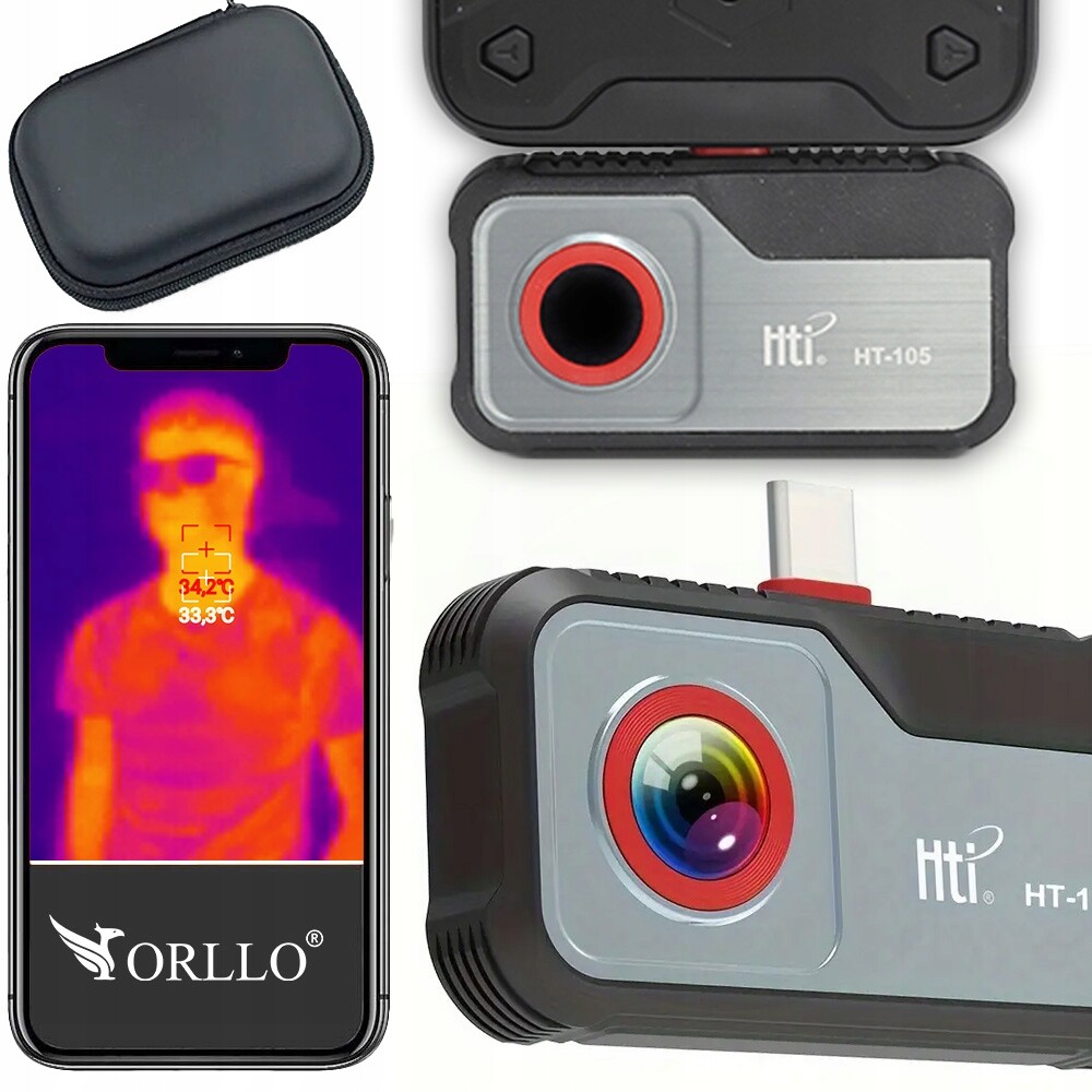 Termovizní kamera pro telefon Termická testovací kamera Pouzdro