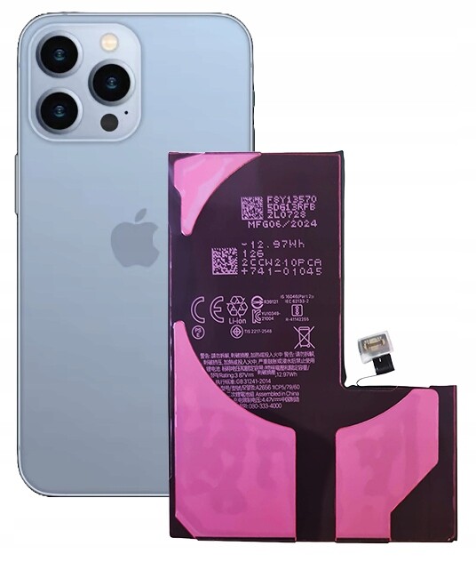 Baterie pro Apple iPhone 13 Pro 3300 mAh, možnost přepsání Bez Sdělení