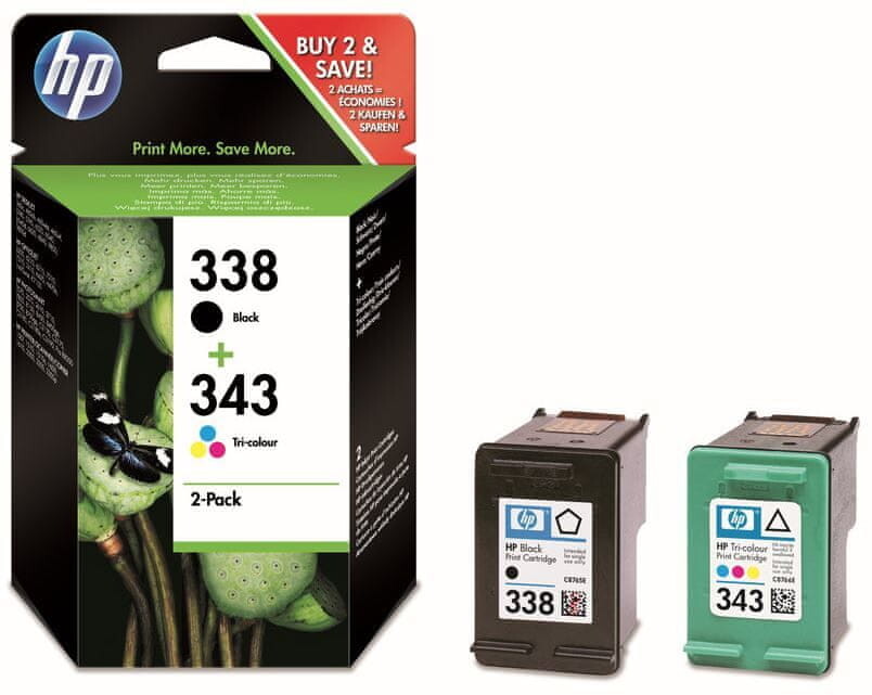 Inkoust Hp SD449EE černý (black), tříbarevný