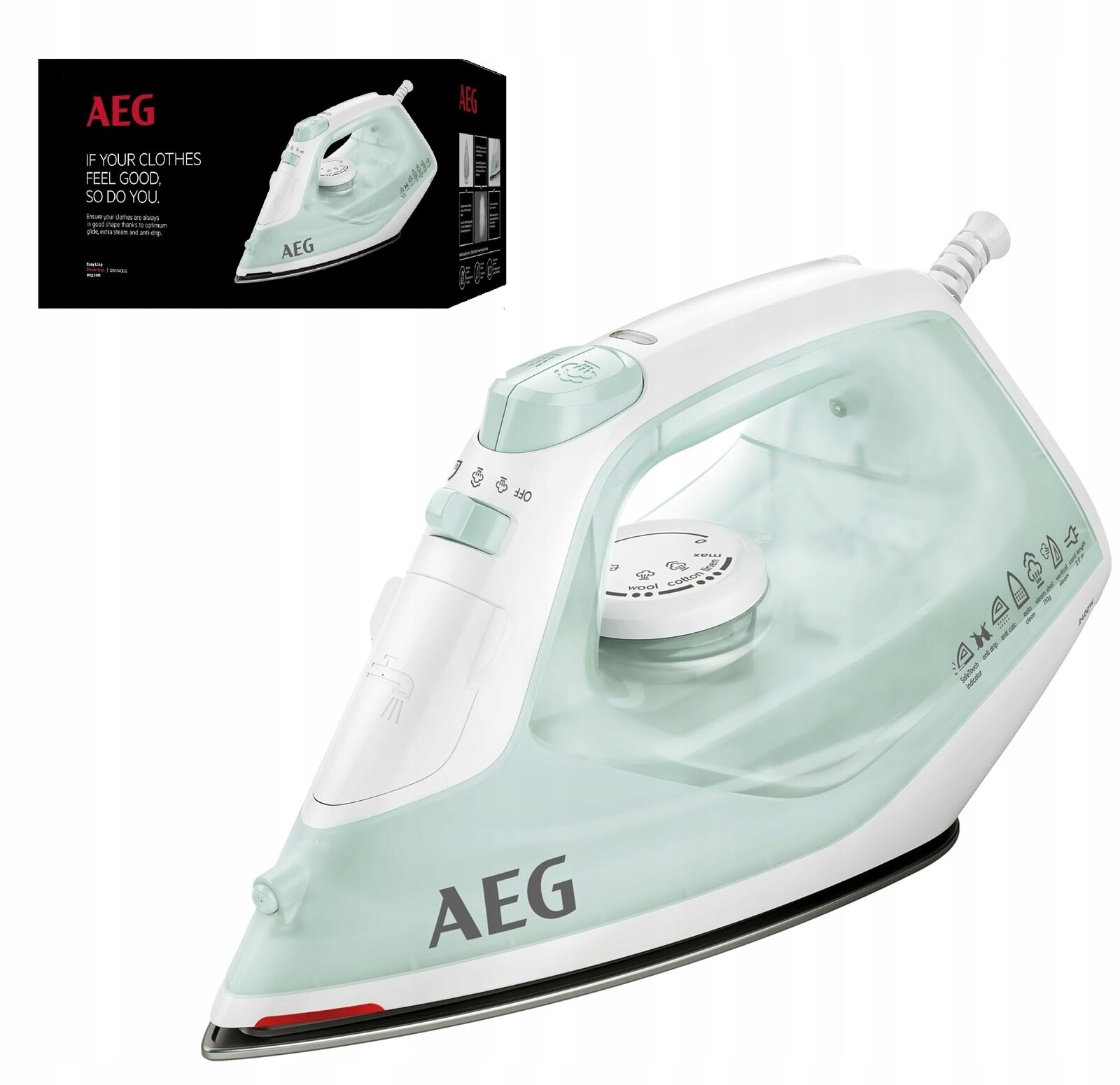 Žehlička 2400 W Aeg Db 1740LG