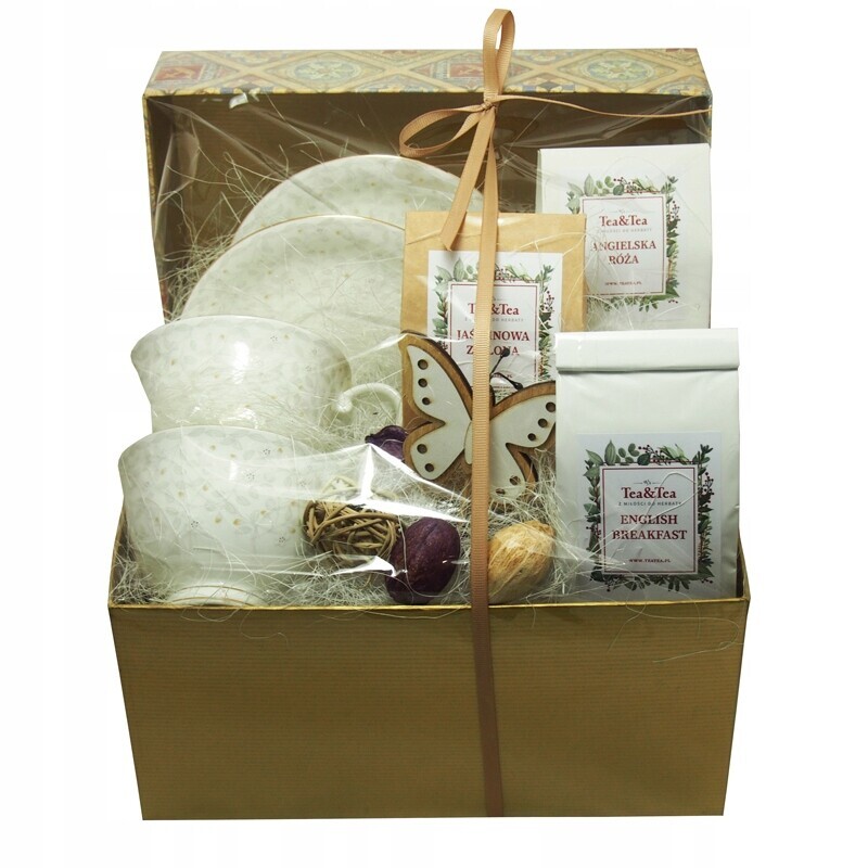 Dárková sada 2 šálků s čajem