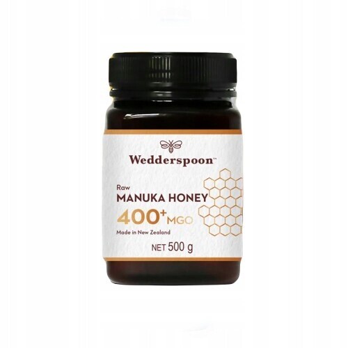 Manuka med Wedderspoon 400+ Mgo 500 g Surový Raw