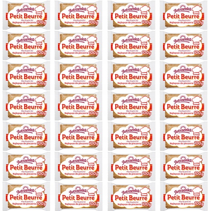 Sušenky Křehké Petit Beurre 100 g Jutrzenka 28 kusů Sladkosti