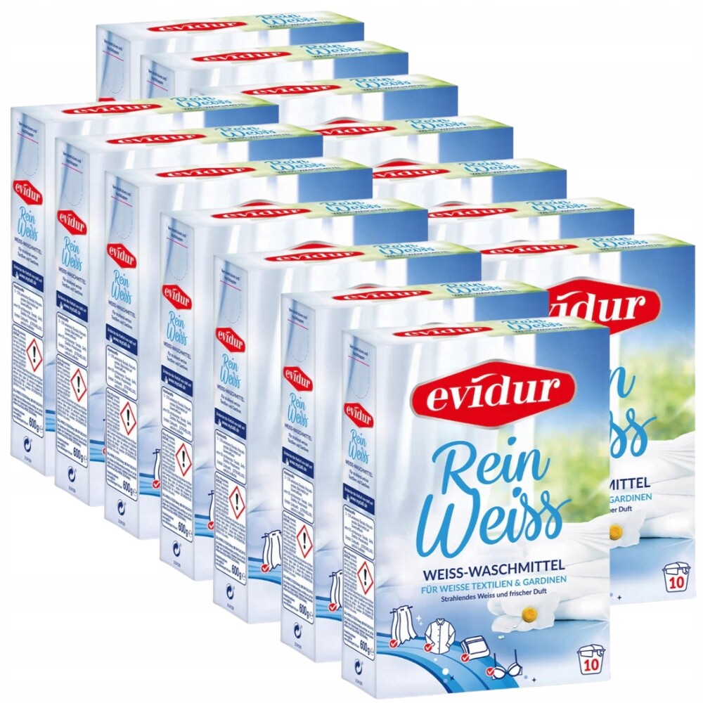 Evidur Reinweiss Prášek na záclony 15x600 g