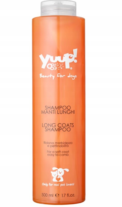 Šampon pro dlouhosrsté psy a kočky Yuup! 500 ml