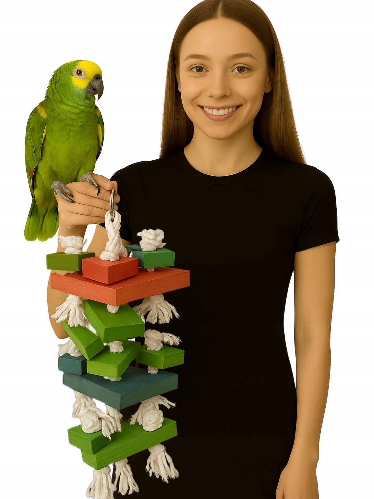 Parrot Planet Přirozeně Barevné kostky L Hračka pro velké PaPug XL