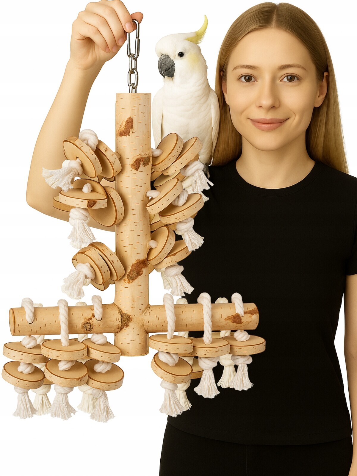 Parrot Planet Přirozeně – Big T s třásněmi – pro velké PaPug XXL – 2 kg